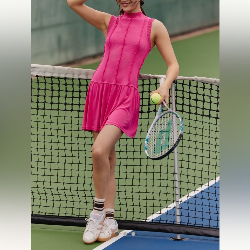 Anthropologie Daily Practice Pink Sleeveless Dress Mini SIZE SMALL NEW